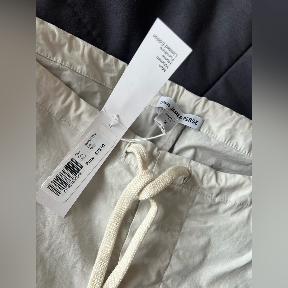 James Perse Straight Leg Off-White Casual Pants size 2